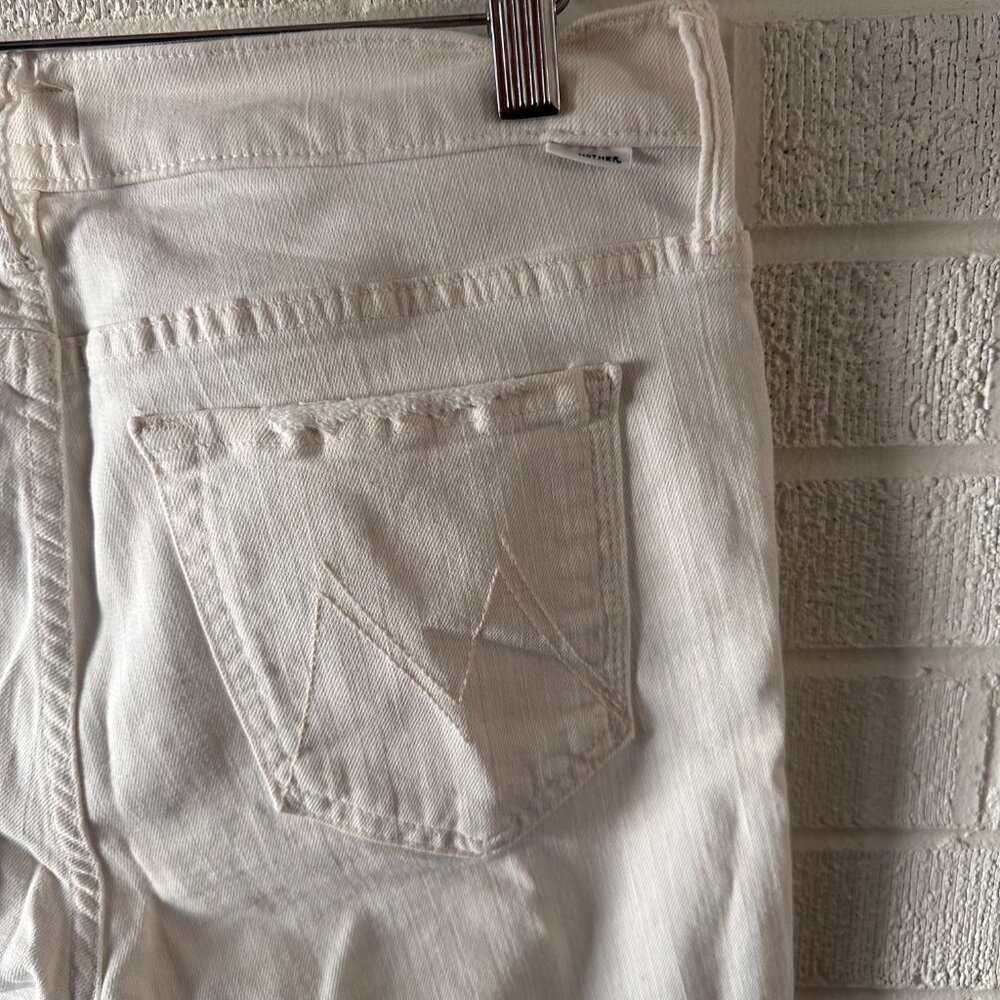 Mother The Rascal Ankle Snippet, White/Cream, 28 - image 7